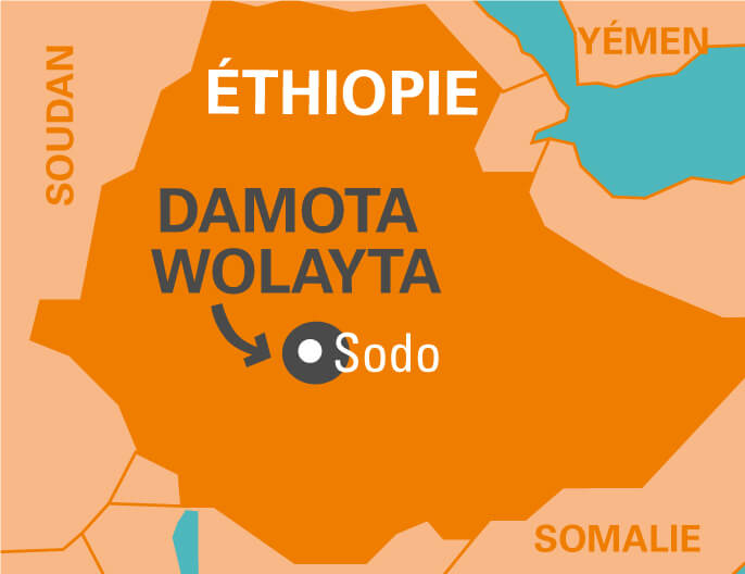 Carte coopÃ©ratives DWFCU - cafÃ© arabica d'Ethiopie 250g